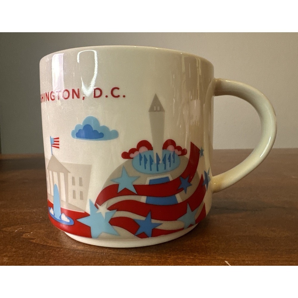 Starbucks Washington DC Coffee Mug 14oz You Are Here Series Collection 2013